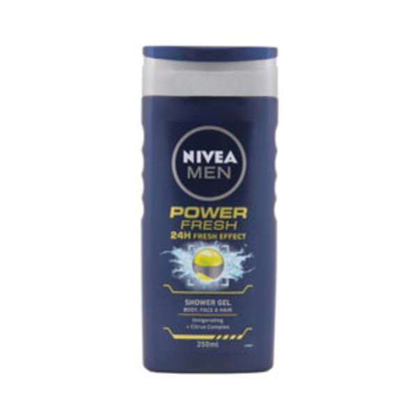 شامپو نیوا پاور فرش مردانه 250 میل  nivea men power fresh shampoo
