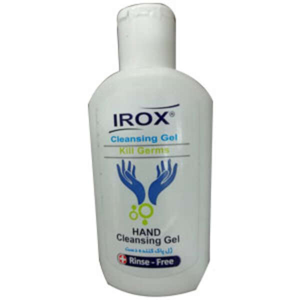 ژل ضد عفونی دست ایروکس 100 گرم  hand cleansing gel kill germs  irox 100 gr
