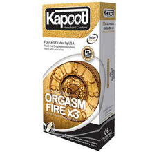 کاندوم کاپوت ارگاسم آتشی سه برابر 12عددی condom kapoot Orgasm Fire X3 12best gallery0