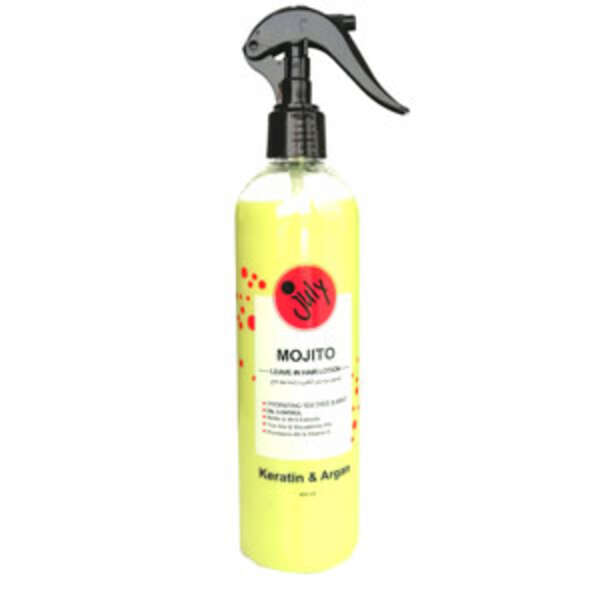 لوسیون مو  جولای بدون آبکشی  با رایحه لیمو نعناعjuly  mojito leave in hair