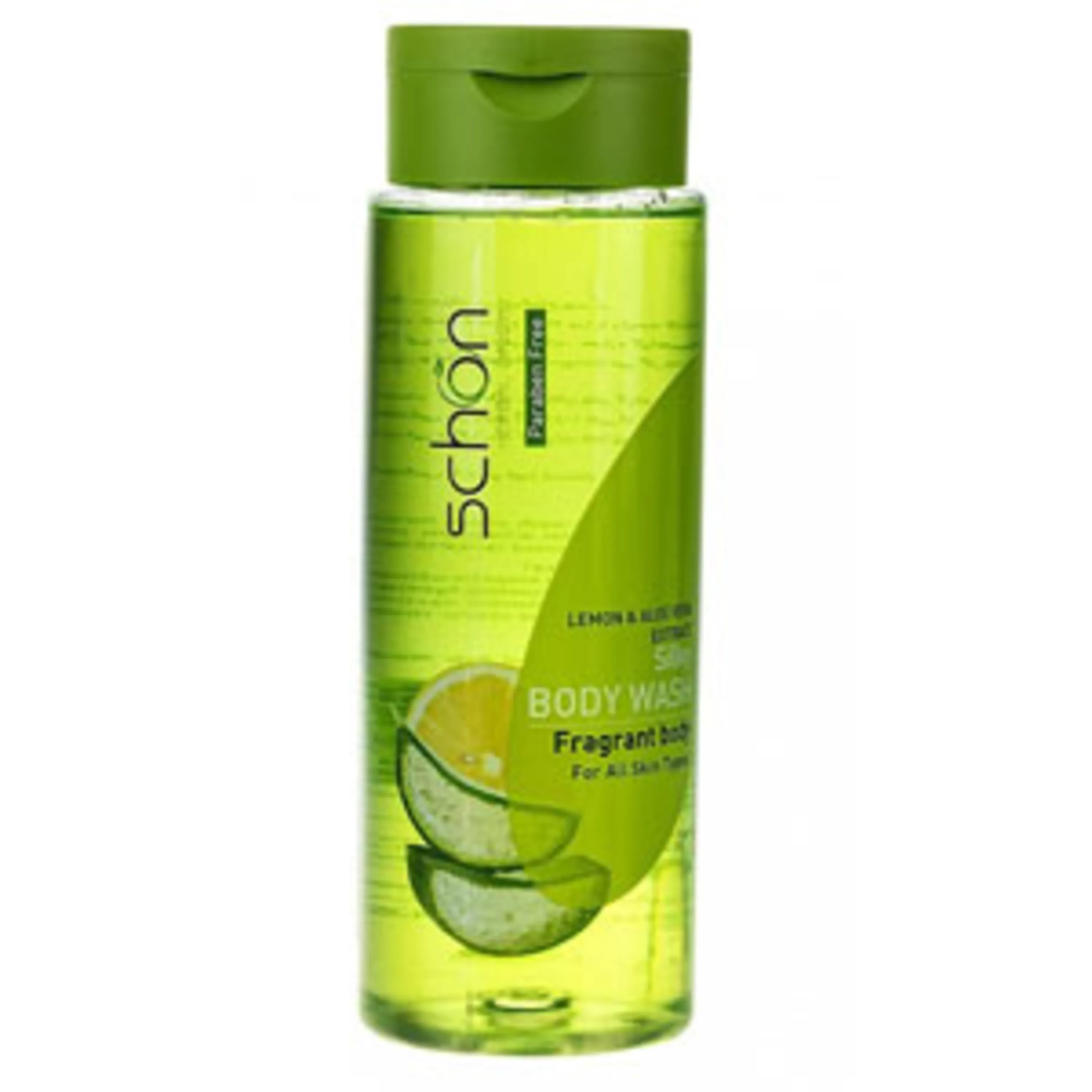 شامپو شون بدن  با عصاره لیمو و آلوئه ورا 420 میل   schon fragrant body lemon aloevera