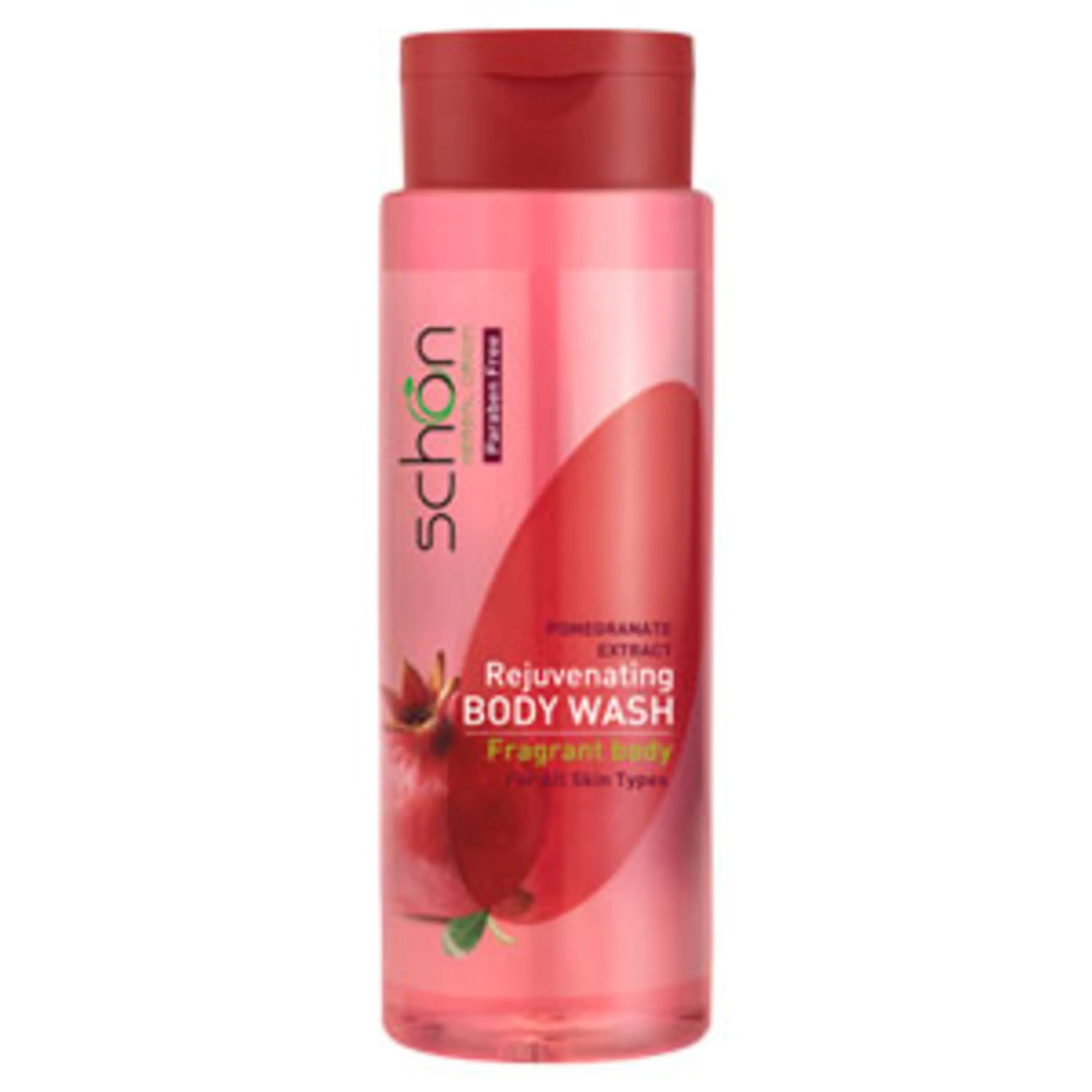 شامپو شون بدن با عصاره انار 420 میل schon pomegrante body wash shampoo