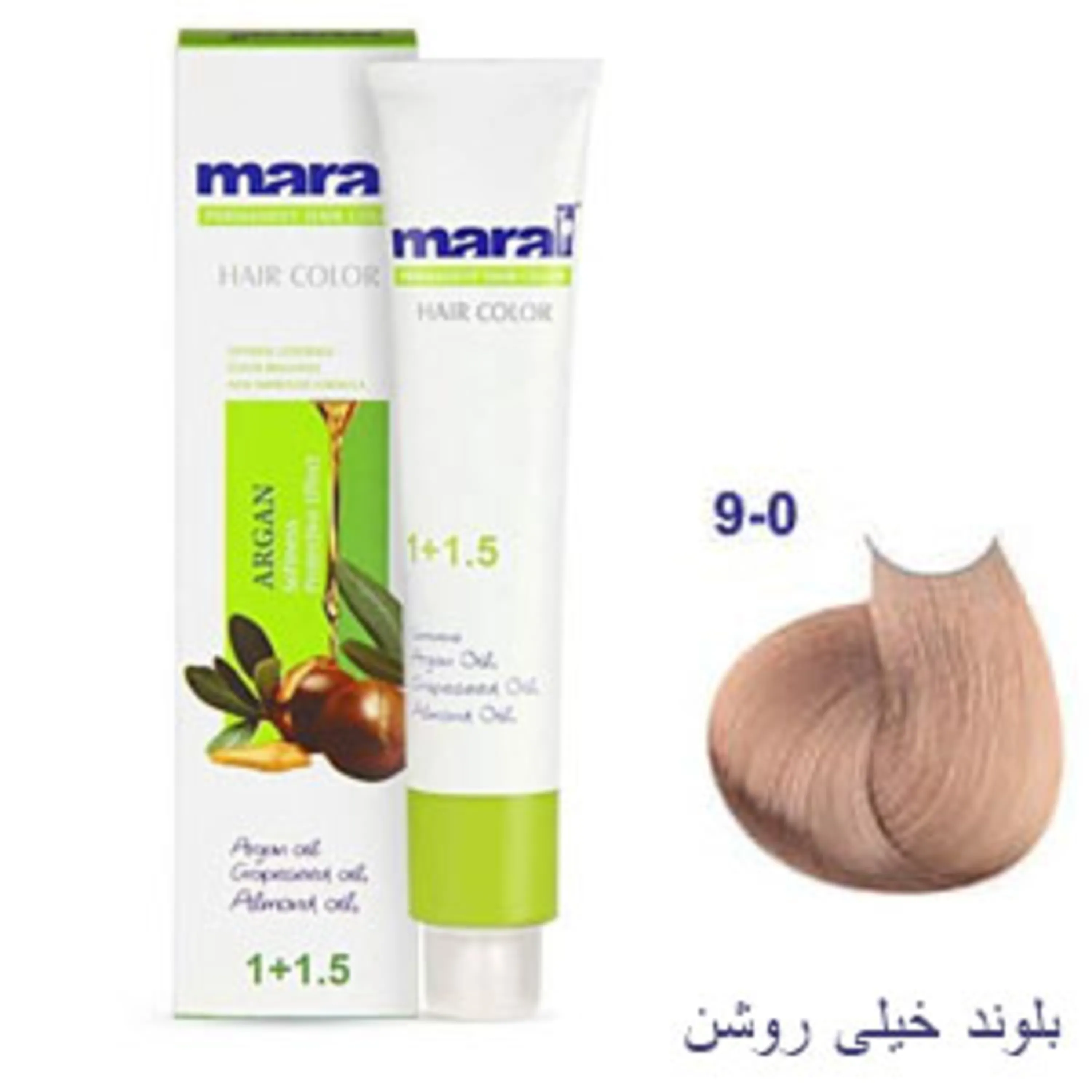 رنگ موی مارال بلوند خیلی روشن maral hair color extra light blonde 9-0 100ml 9-0