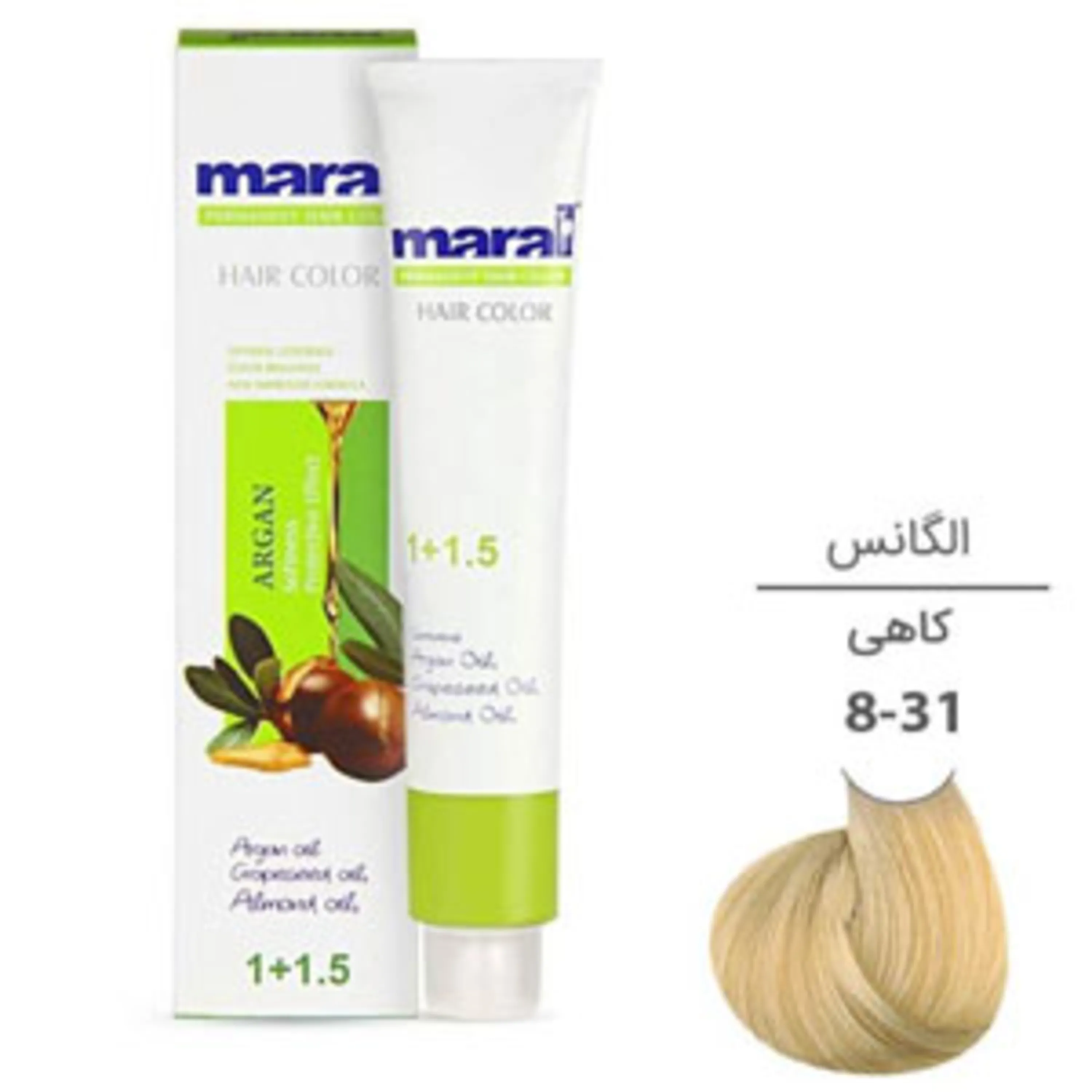 رنگ موی مارال کاهی maral hair color chaffy 8-31 100ml 8-31