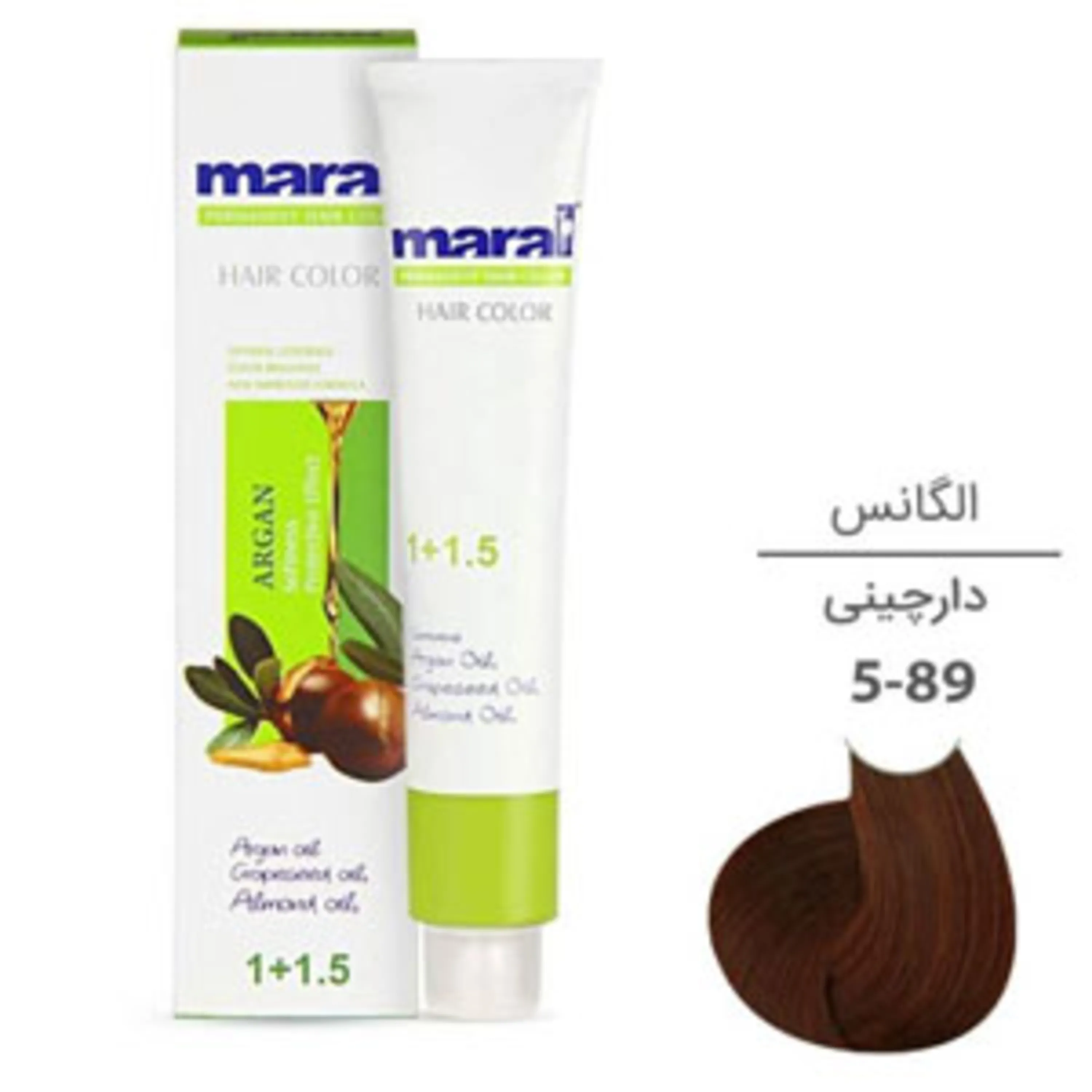 رنگ موی مارال دارچینی maral hair color cinnamaon 5-89 100ml 5-89