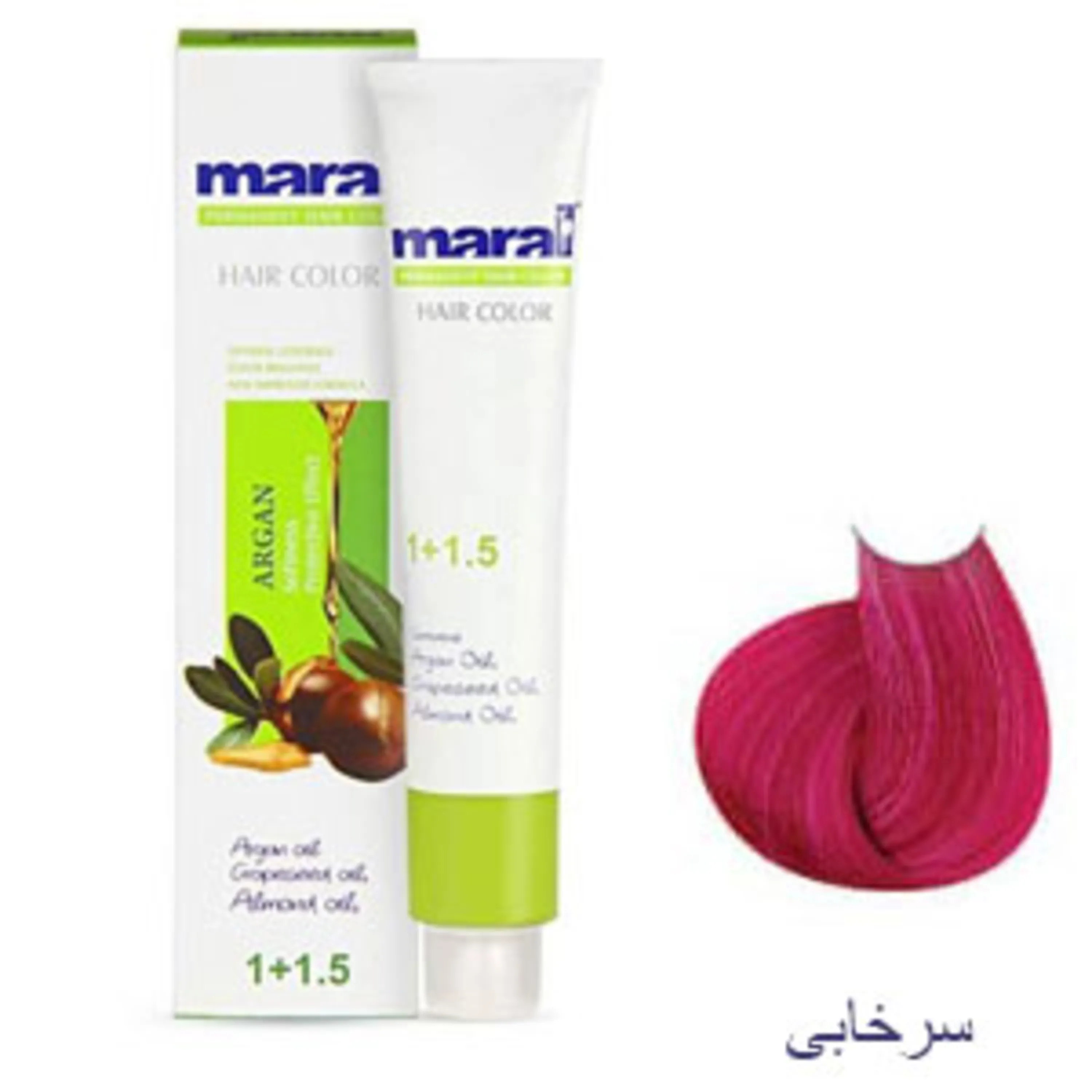 رنگ موی مارال سرخابی maral hair color pink 100ml