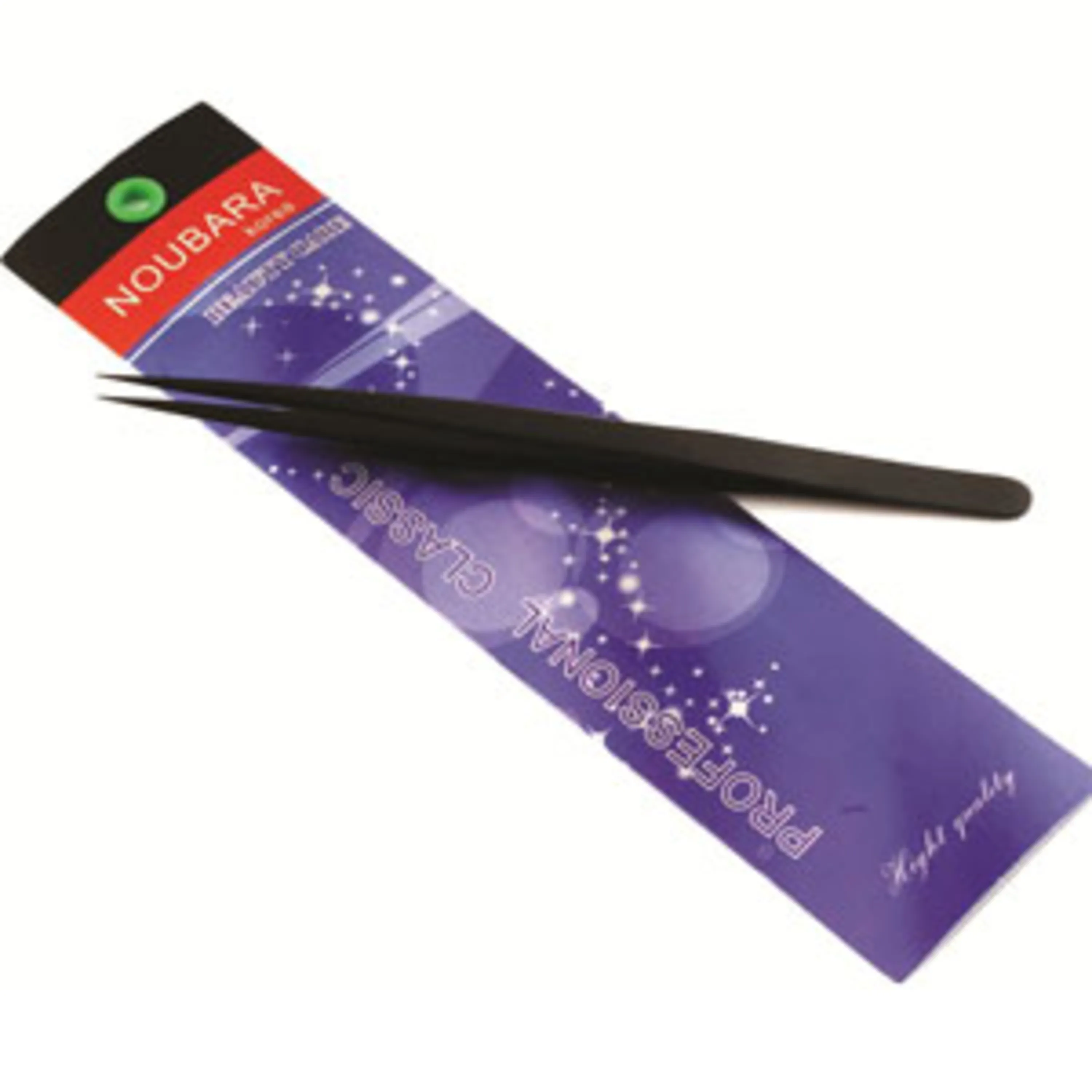 پنس کاشت مژه سر صاف نوبارا Nubara flat head implant forceps