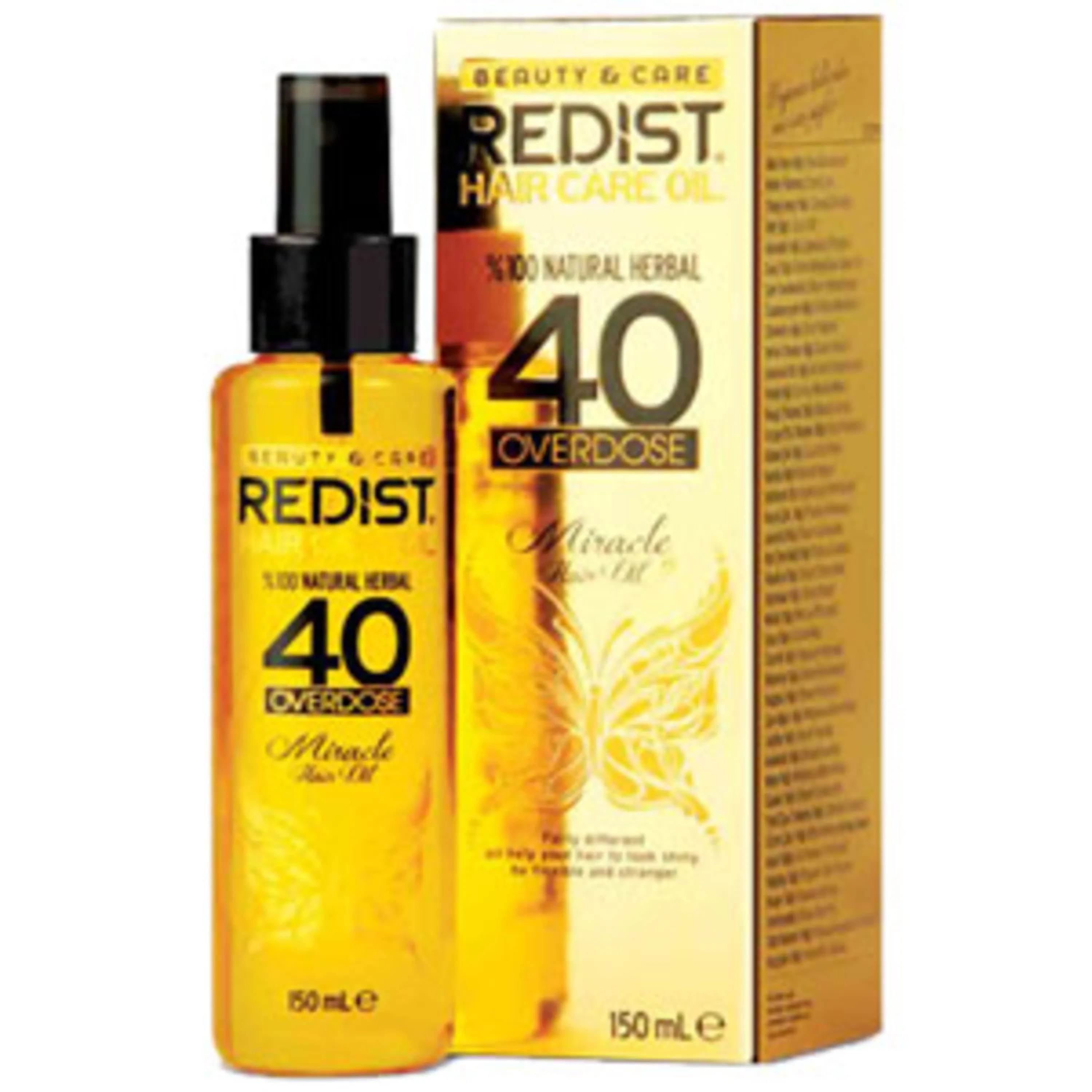 روغن 40 گیاه معجزه گر ردیست redist hair care oil