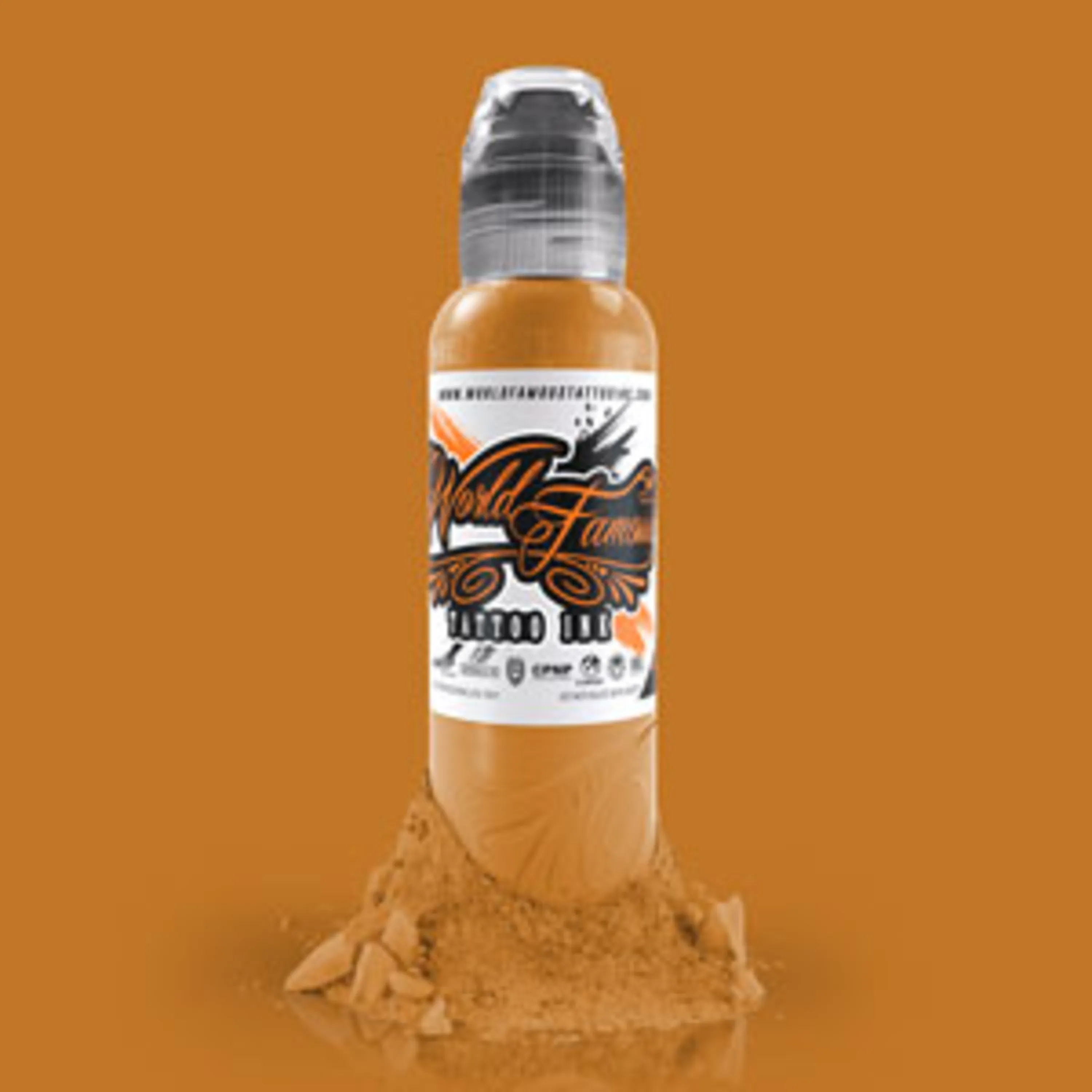 رنگ تاتو ورد فیمس گلد کاست 15 میل Gold Coast World Famous Tattoo Ink 15ml