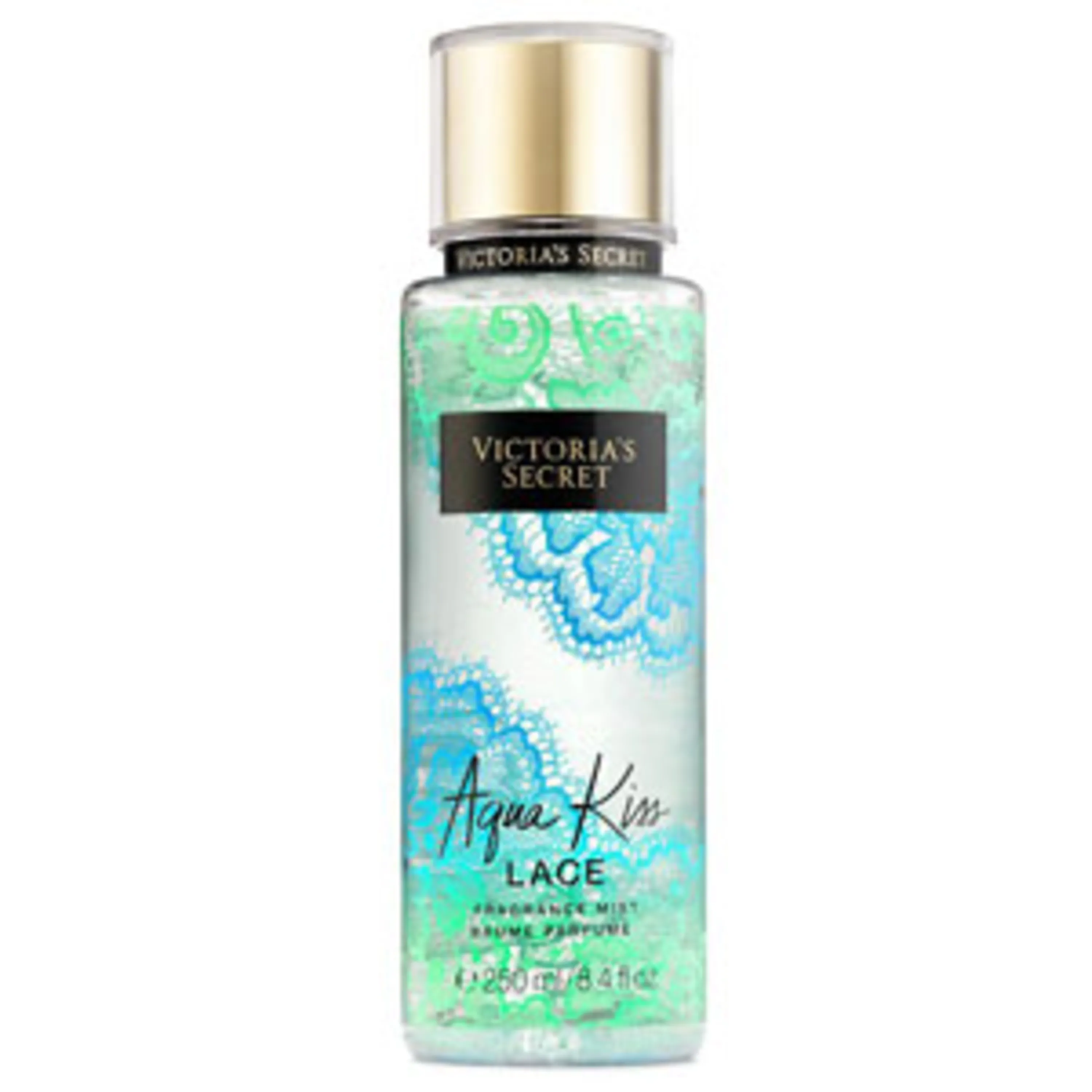 بادی اسپلش آکوا کیس لیس ویکتوریا سکرت 250 میلVictoria's Secret Aqua beso Lace fragancia Niebla 250ml