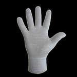 دستکش نخی  ضد حساسیت سفید سایز مدیوم Cotton gloves anti allergy medum size thumb 1