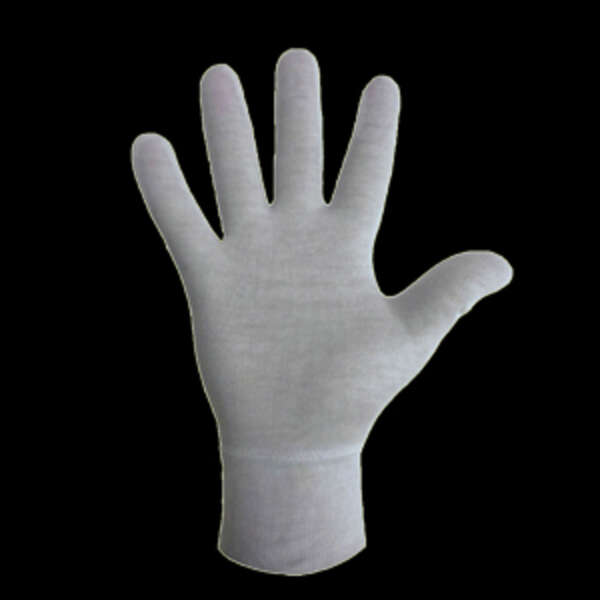 دستکش نخی  ضد حساسیت سفید سایز مدیوم Cotton gloves anti allergy medum size