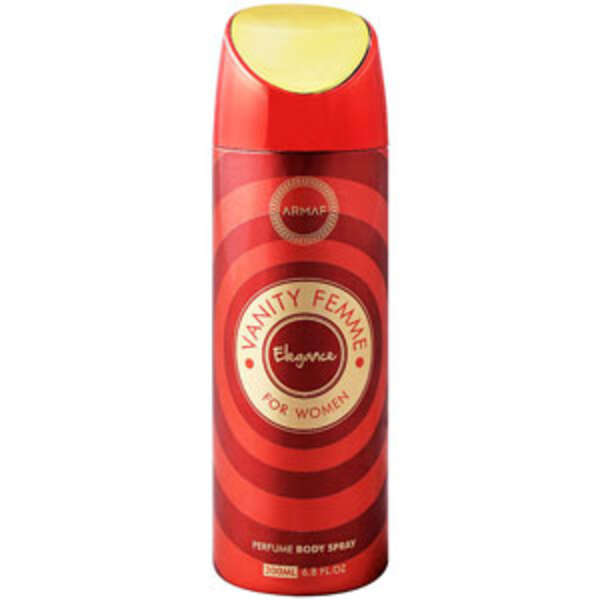 اسپری آرماف Vanity Femme Elegance زنانه 200میل Armaf Vanity Femme Elegance Women Body Spray 200ml