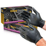 دستکش معاینه نیتریل مشکی گلوری تاچ سایز لارج Glory Touch Gloves Bold Size L thumb 1