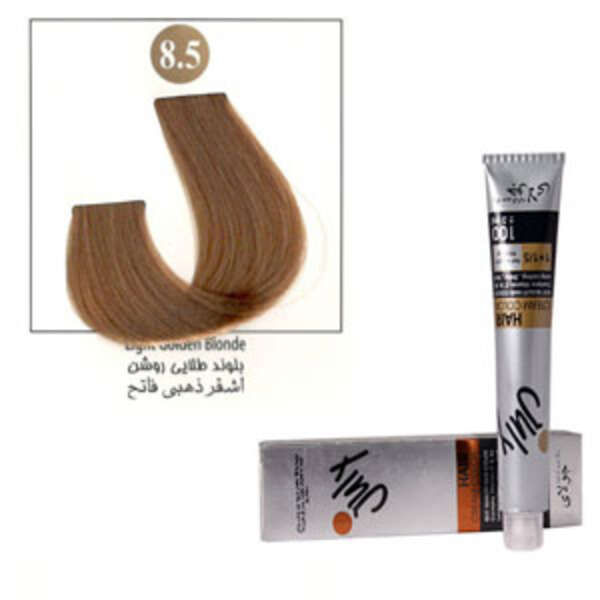 رنگ موی جولای بلوند طلایی روشن 8.5 july hair color light golden blonde 8.5 100ml