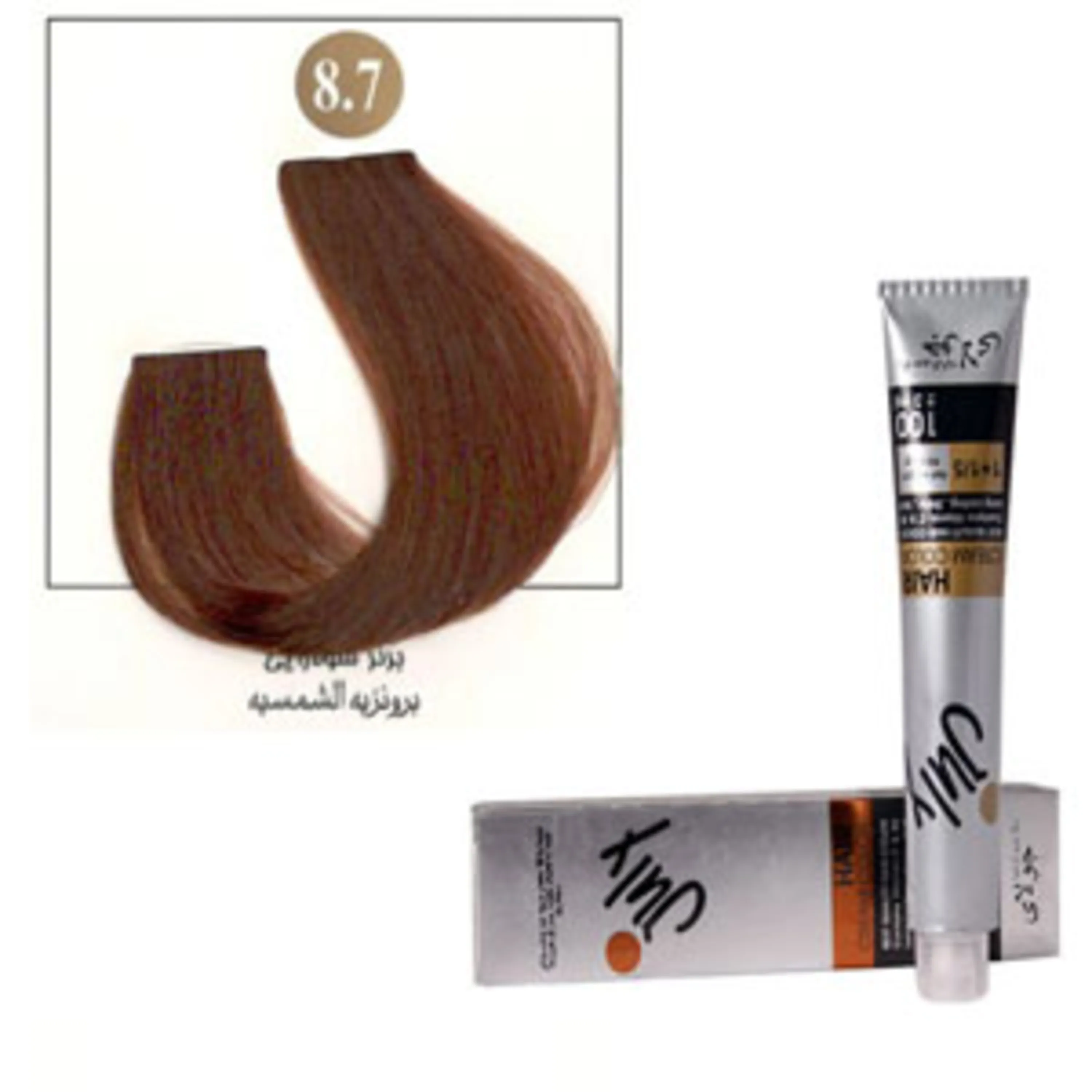 رنگ موی جولای برنز سولارایی 8.7 july hair color solaris bronze 8.7 100ml