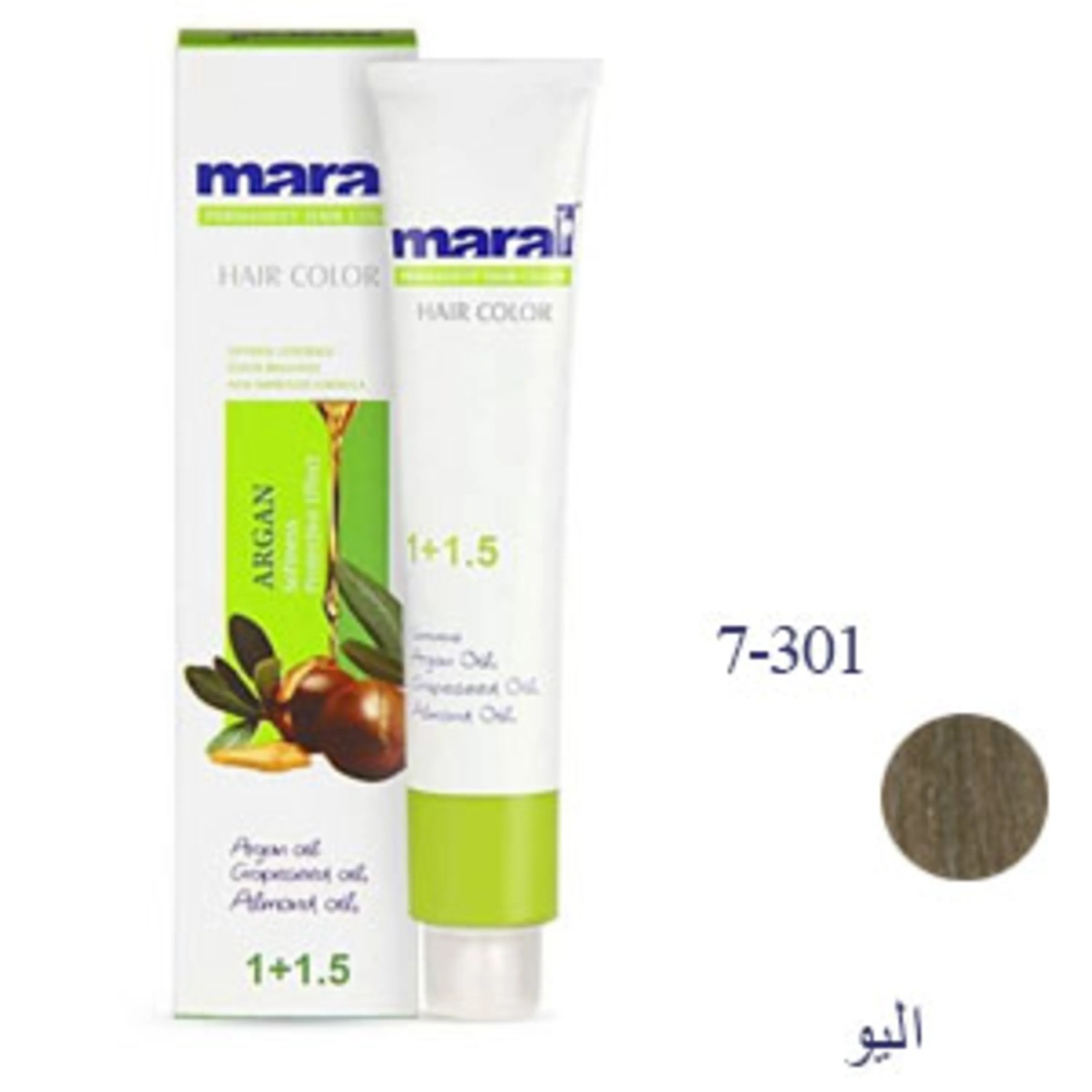 رنگ موی مارال الیو maral hair color olive 7-301 100ml 7-301
