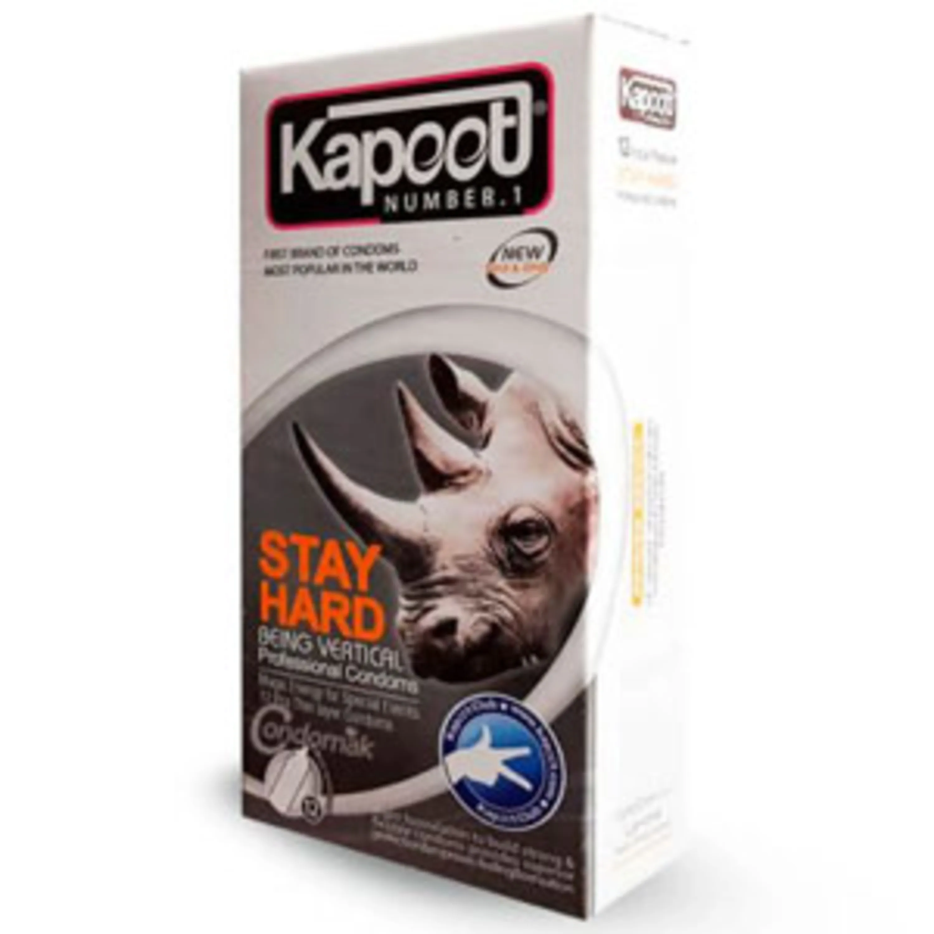 کاندوم کاپوت سفت کننده عمودی 12عددی condom kapoot stay hard 12best