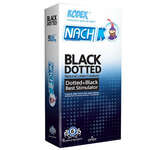 کاندوم ناچ کدکس  6عددی  condom nach kodex black dotted 6best black dotted thumb 1