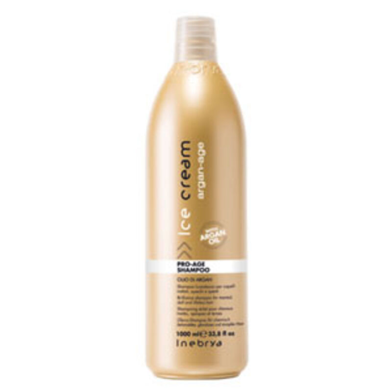 شامپوی موی ضد پیری با روغن آرگان اینبریا آیس 1000میل INEBRYA ICE CREAM argan-age SHAMPOO 1000ml cod.6685 gallery0