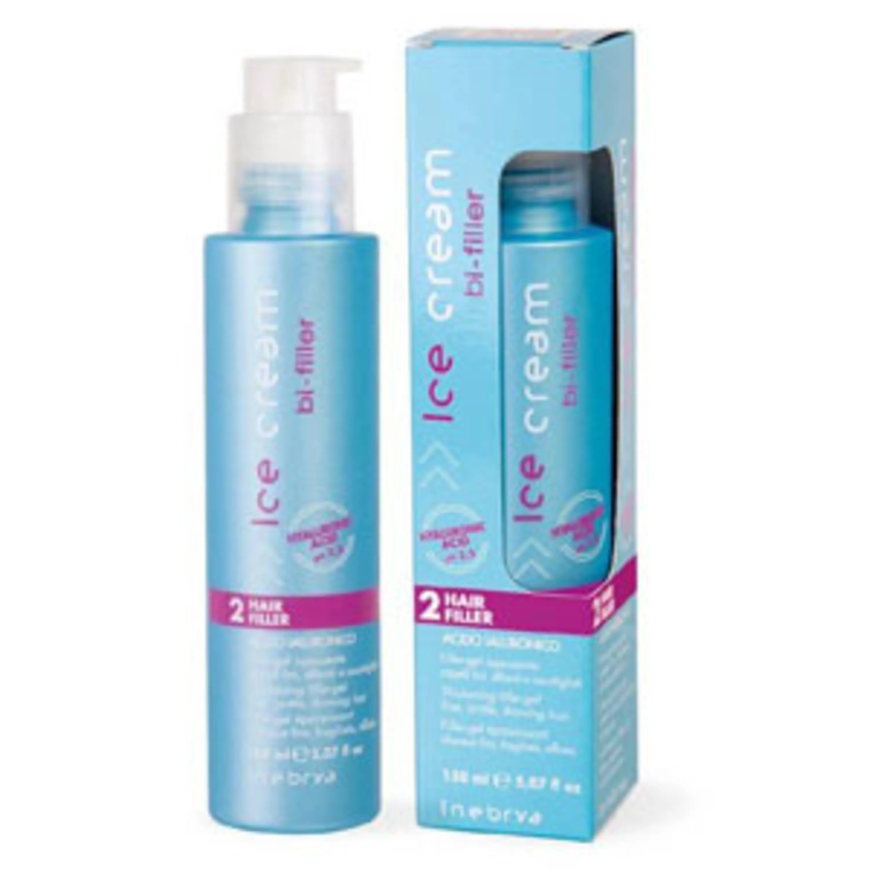 اسپری فیلر مو اینبریا آیس(ضخیم کننده مو)150میل inebrya bi-filler hair filler 150ml cod.1537