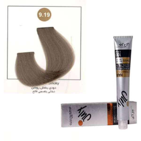 رنگ موی جولای دودی بنفش روشن 9.19 july hair color light violet smoky 9.19 100ml