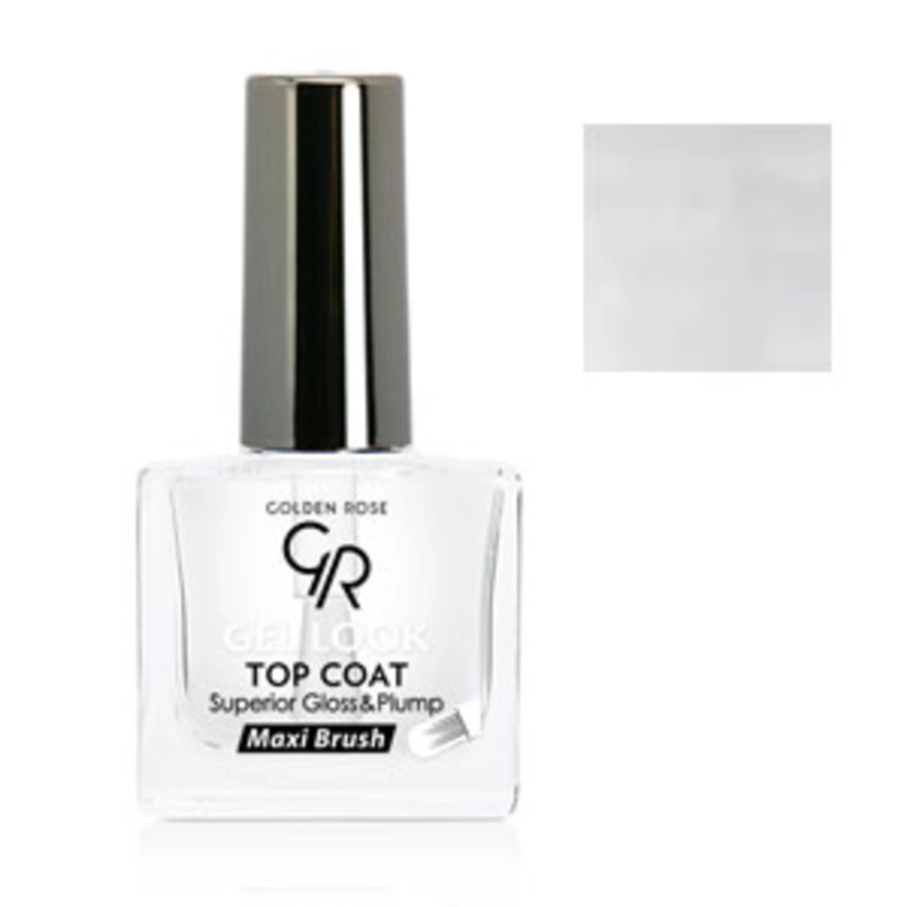لاک ناخن گلدن رز تاپ Top Coat Gel Look