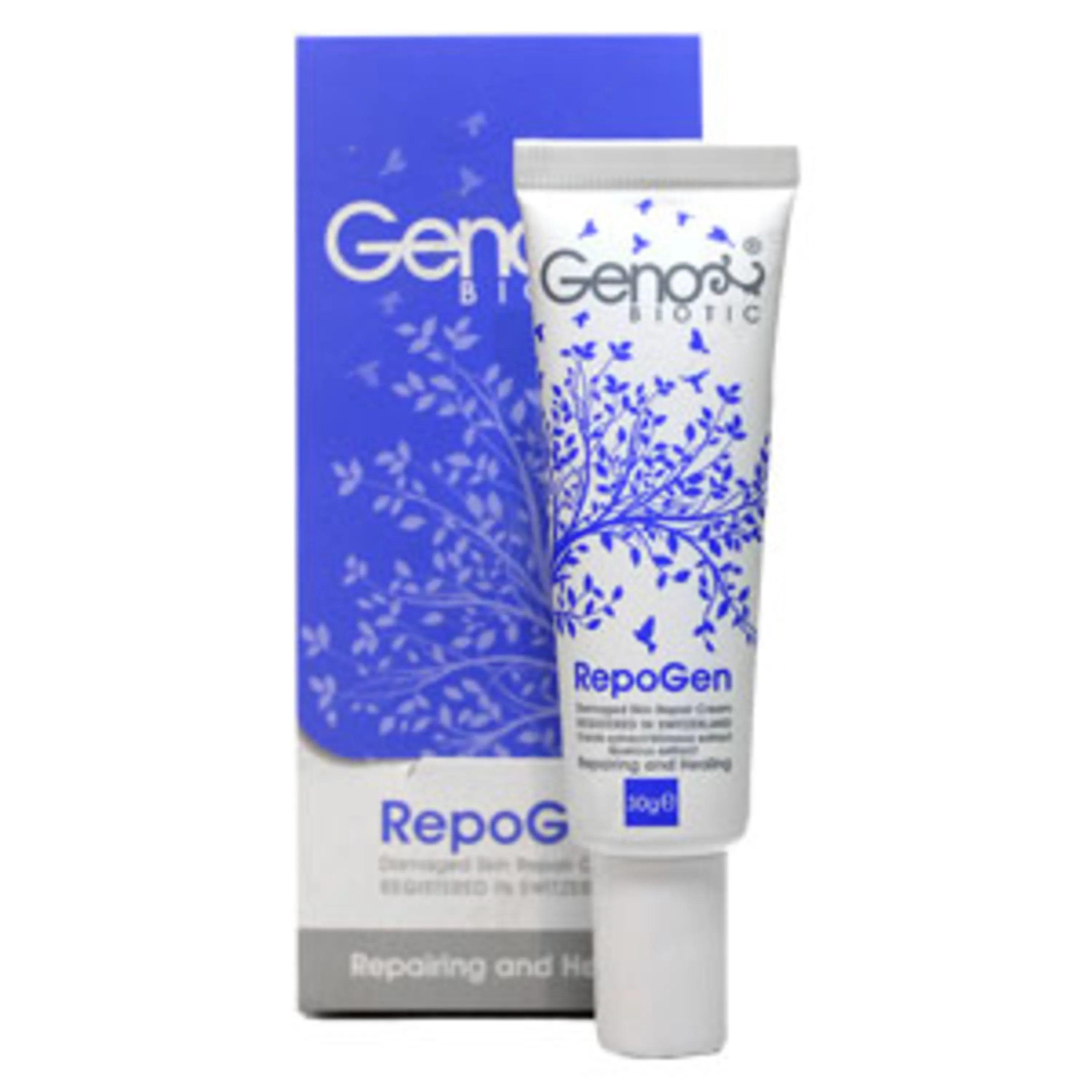 کرم ژنوبایوتیک مناسب پوستهای آسیب دیده genobiotic damaged skin repair cream کرم ژنوبایوتیک مناسب پوستهای آسیب دیده genobiotic damaged skin repair cream