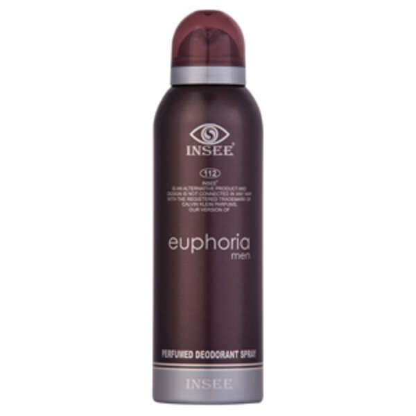 اسپری دئودورانت این سی ایفوریا مرد 200 میل insee deodorant spray euphoria men