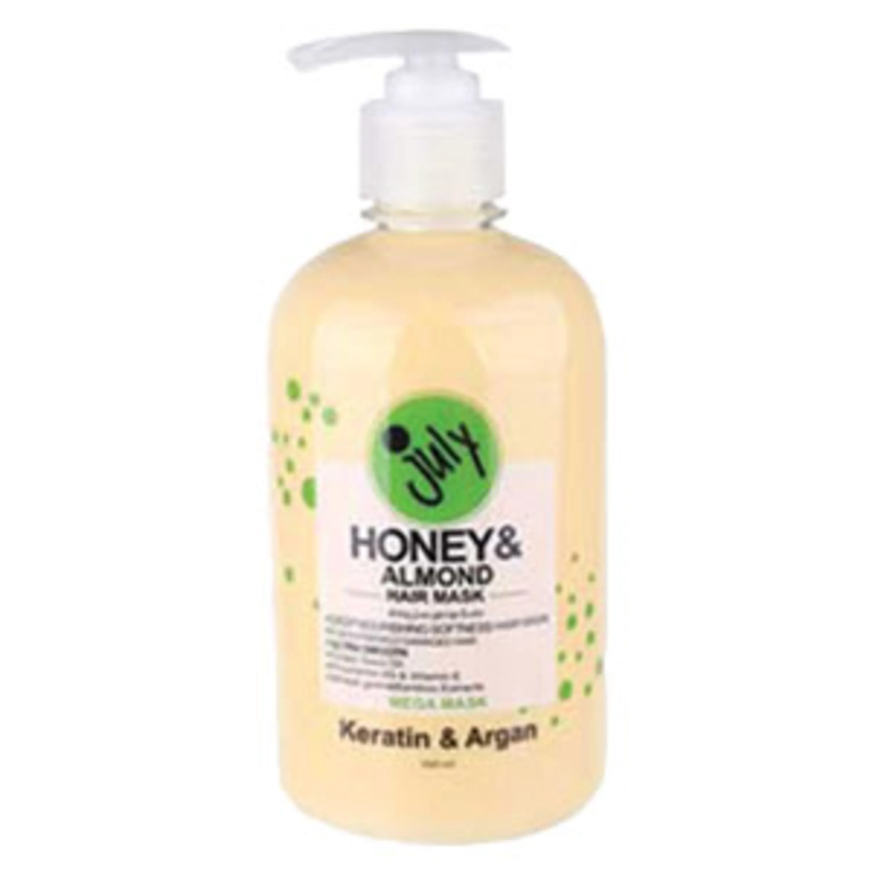 ماسک مو جولای حاوی عسل و بادام 500 میل  july hair mask honey and almond
